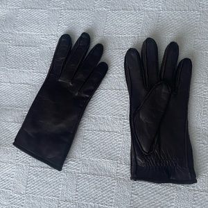 Nine West Brown Leather Gloves